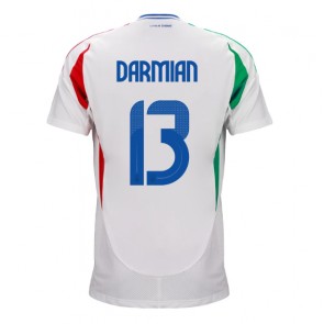 Billiga Italien Matteo Darmian #13 Bortatröja EM 2024 Kortärmad